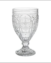 Fitz and Floyd Trestle 12-oz Goblet Glasses 4-Piece Set