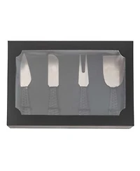Artifacts Trading Company Stainless Steel Cheese Knives Set Of 4 With Gift Box