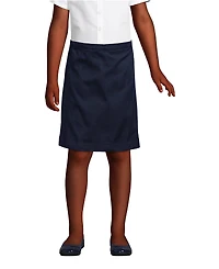 Lands' End Big Girls Slim Blend Chino Skort Top of Knee
