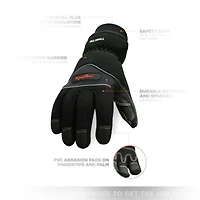 RefrigiWear Men's Waterproof Abrasion Safety Glove - Durable, Warm Hand Protection for Tough Jobs