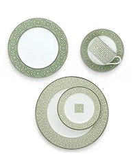 Noritake Infinity Green Platinum 5 Piece Place Setting