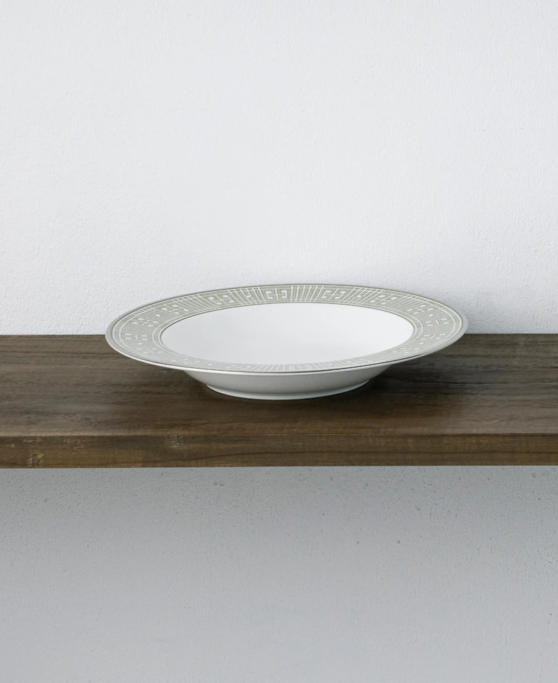 Noritake Infinity Green Platinum 4 Piece Soup Bowl Set 12 oz, Service for 4