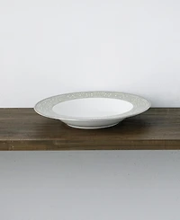 Noritake Infinity Green Platinum 4 Piece Soup Bowl Set 12 oz, Service for 4
