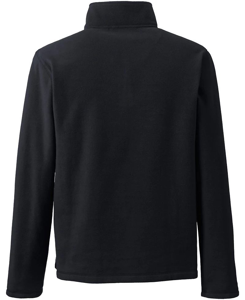 Lands' End Men's Lightweight Fleece Quarter Zip Pullover