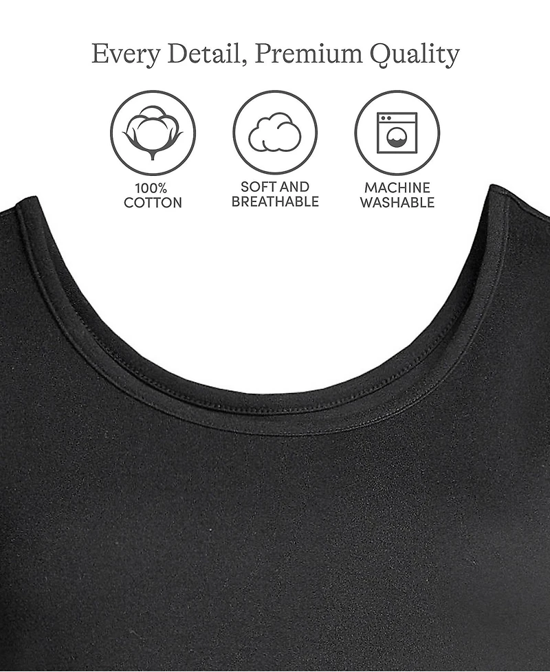 Lands' End Women's Plus Cotton Tank Top