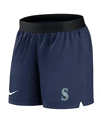 Women's Nike Navy Seattle Mariners Authentic Collection Team Performance Shorts