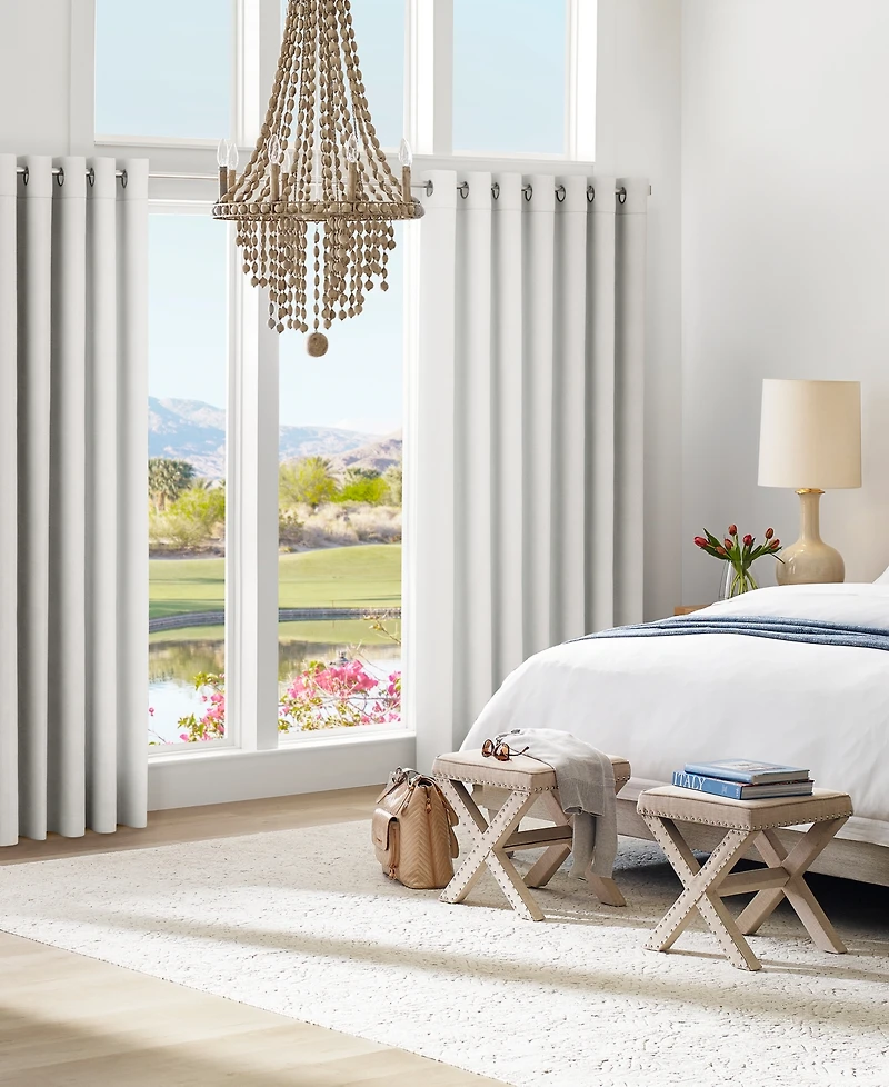 Sunbrella Marx Light Filtering Grommet Single Curtain Panel, 50" x 96"