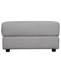 Elizabeth 2 Piece Stain-Resistant Fabric Oversized Armchair and Ottoman Set