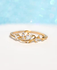 Girls Crew Crystal Opalescent Celestial Across the Universe Ring