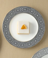 Noritake Infinity Graphite 4 Piece Salad Plate Set, Service for 4