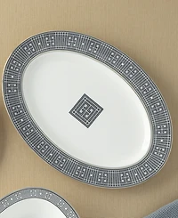Noritake Infinity Graphite Oval Platter, 14"