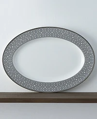 Noritake Graphite Oval Platter, 16"
