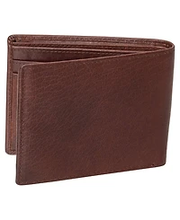 Mancini Men's Buffalo Rfid Secure Billfold Wallet