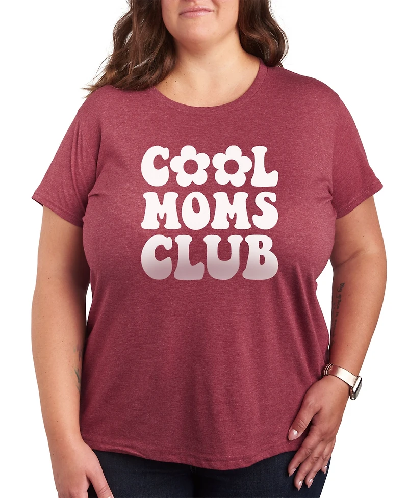 Hybrid Apparel Trendy Plus Cool Moms Club Graphic T-shirt