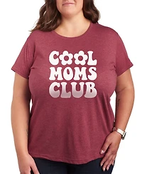 Hybrid Apparel Trendy Plus Cool Moms Club Graphic T-shirt