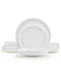 Mikasa Marion Bone China 12 Piece Dinnerware Set, Service for 4