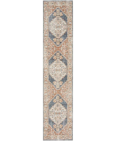 Nourison Home Astra Machine Washable ASW11 2'2" x 8' Runner Area Rug