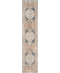 Nourison Home Astra Machine Washable ASW11 2'2" x 8' Runner Area Rug