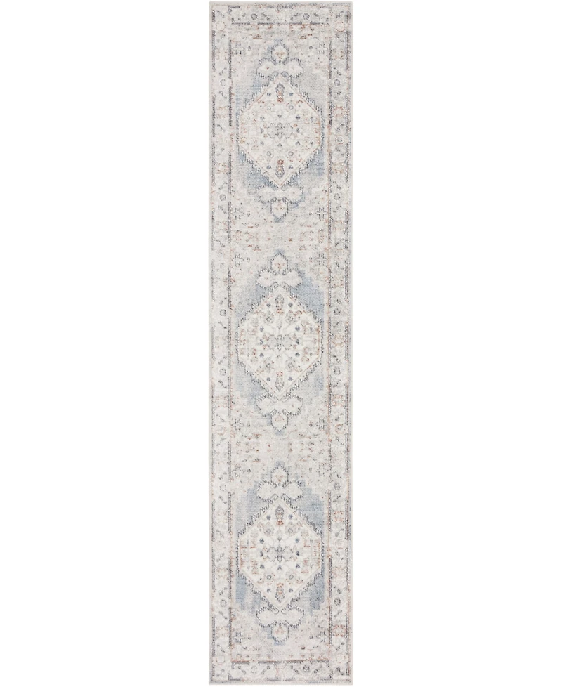 Nourison Home Astra Machine Washable ASW11 2'2" x 8' Runner Area Rug