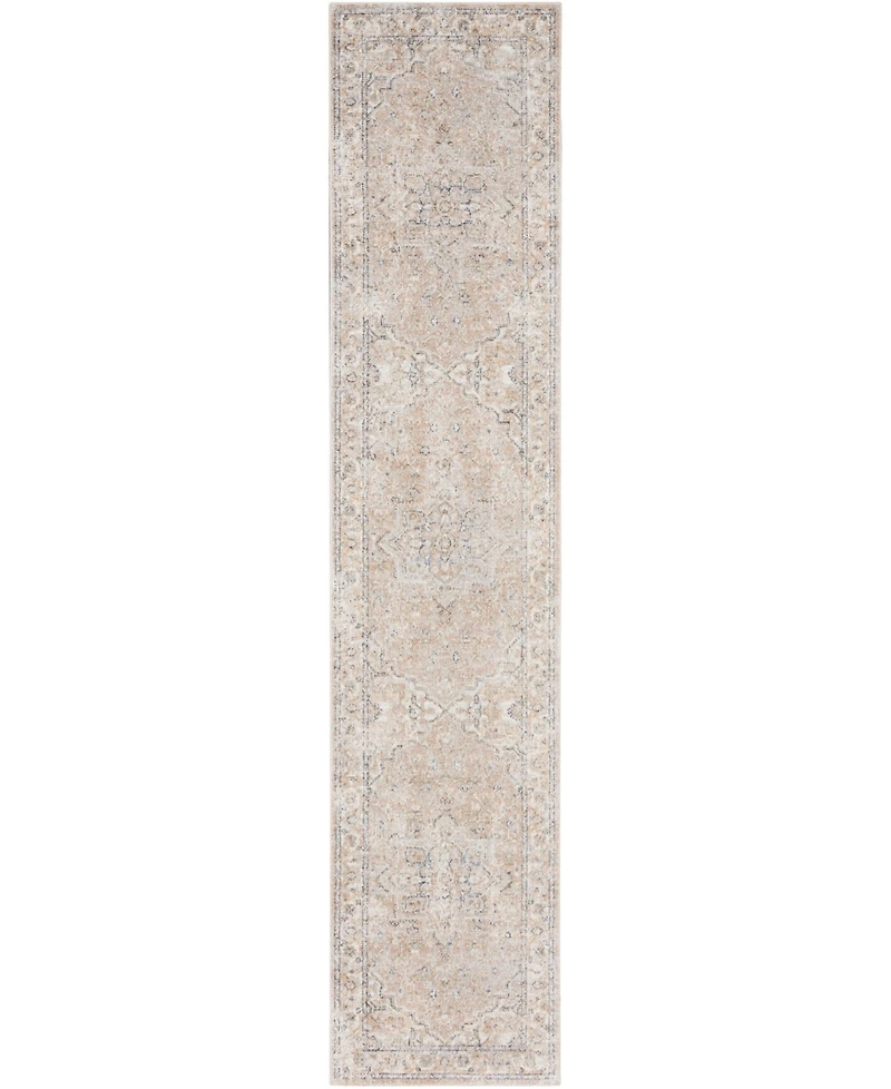 Nourison Home Astra Machine Washable ASW12 2'2" x 8' Runner Area Rug