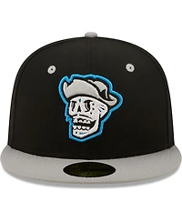 Men's New Era Black, Gray Reyes De Plata Las Vegas Copa La Diversion 59FIFTY Fitted Hat