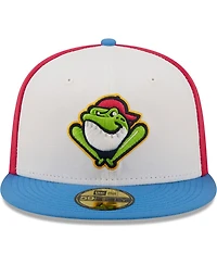 Men's New Era White, Blue Ranas De Rio Copa La Diversion 59FIFTY Fitted Hat