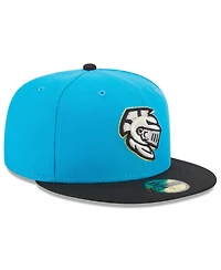 Men's New Era Blue Charlotte Knights Authentic Collection Alternate Logo 59FIFTY Fitted Hat