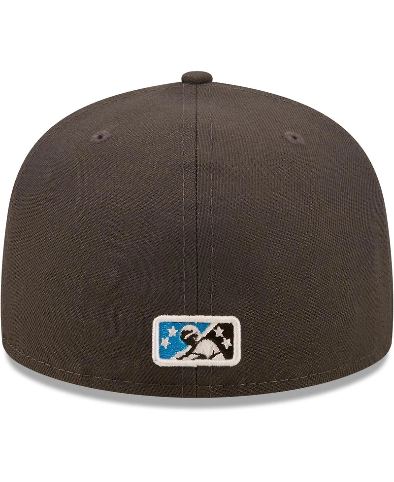 Men's New Era Black Cadejos De Lake Elsinore Copa La Diversion 59FIFTY Fitted Hat