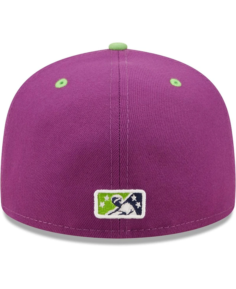 Men's New Era Purple Vineros De Tri-City Copa La Diversion 59FIFTY Fitted Hat