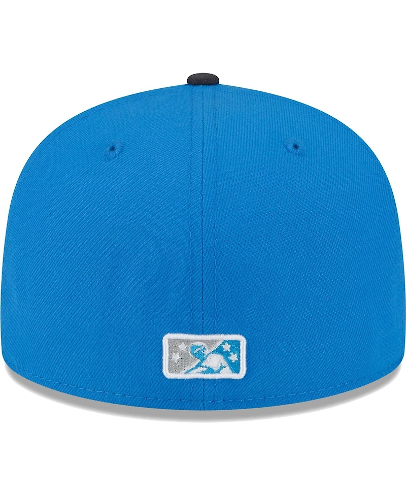 Men's New Era Blue Las Vegas Aviators Copa De La Diversion 59FIFTY Fitted Hat