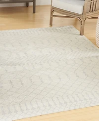 Nourison Home Astra Machine Washable ASW10 5'3" x 7' Area Rug