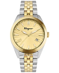 Salvatore Ferragamo Women's Swiss Classic Two-Tone Stainless Steel Bracelet Watch 36mm