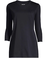 Lands' End Women's 3/4 Sleeve Cotton Supima Tunic