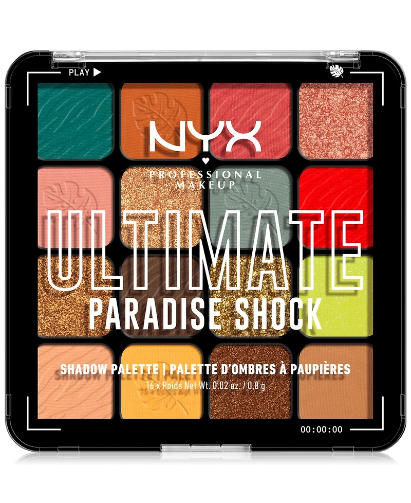 Nyx Professional Makeup Ultimate Shadow Palette - Paradise Shock
