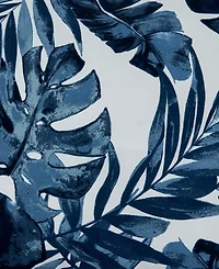 Saro Lifestyle Tropical Leaf Indoor/Outdoor Decorative Pillow, 17" x 17"
