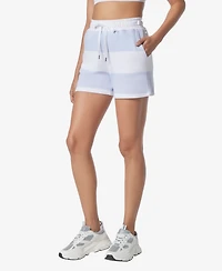 Andrew Marc Sport Women's Rugby Stripe Shorts