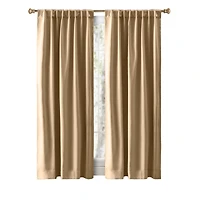 Ricardo Ultimate Black-Out 2-Way Pocket Curtain Panel 56"W x 72"L