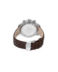 Porsamo Bleu Men's Brandon Genuine Leather Band Watch 1012CBRL