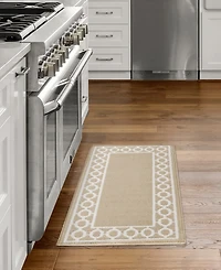 Jean Pierre Christine Trellis Border Tufted Runner Rug