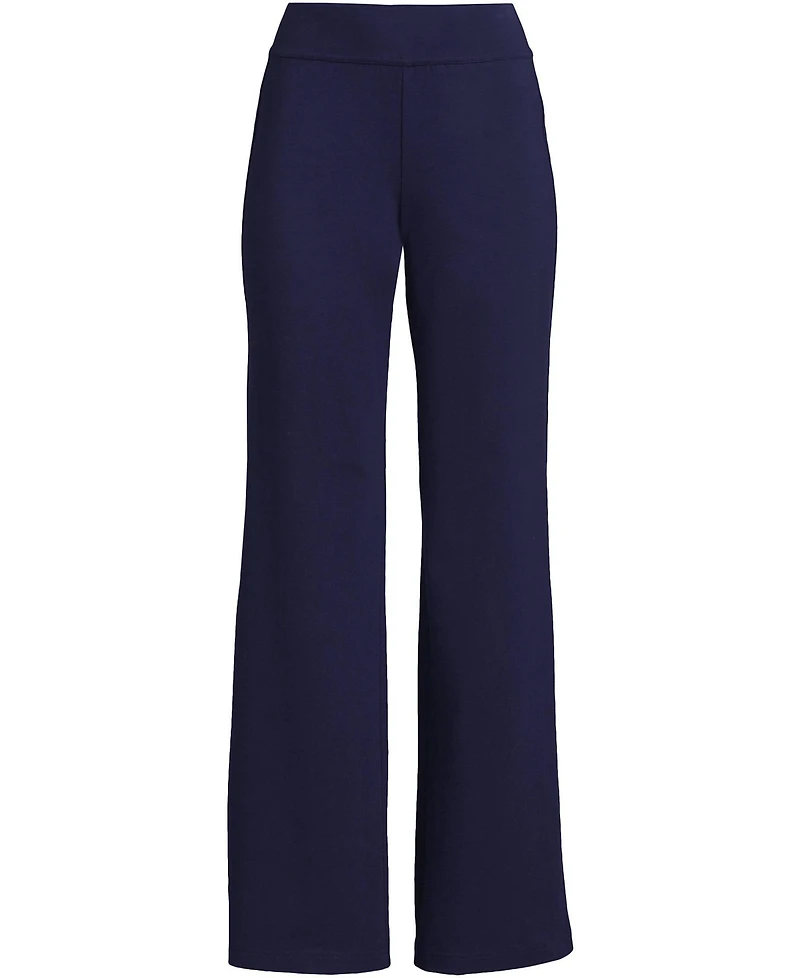 Lands' End Women's Petite Starfish High Rise Wide Leg Pants