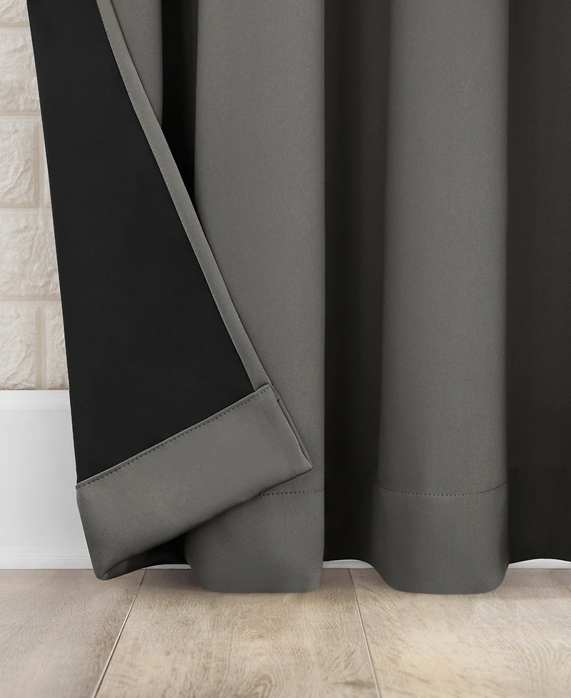 Bergen Theater Grade Extreme 100% Blackout Rod Pocket Curtain Panel