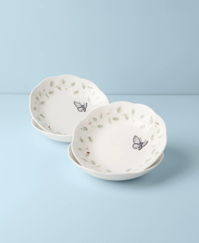Lenox Butterfly Meadow Pasta Bowls, Set of 4