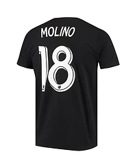 Men's adidas Kevin Molino Black Minnesota United Fc Go To Name and Number T-shirt