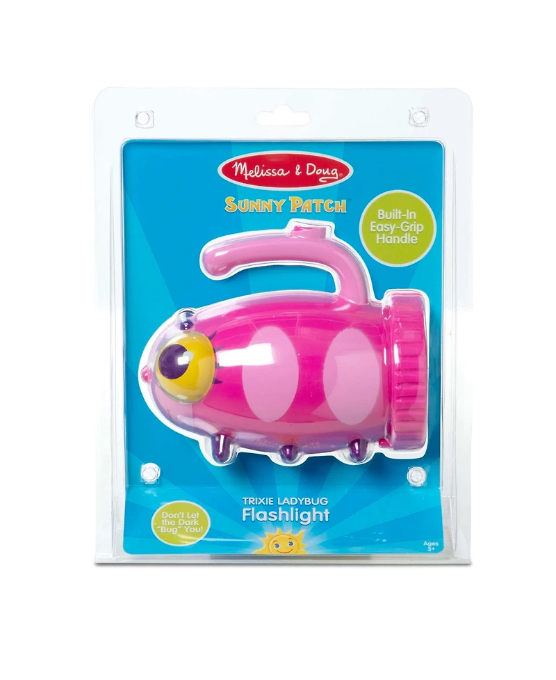 Melissa & Doug Sunny Patch Trixie Ladybug Flashlight With Easy-Grip Handle