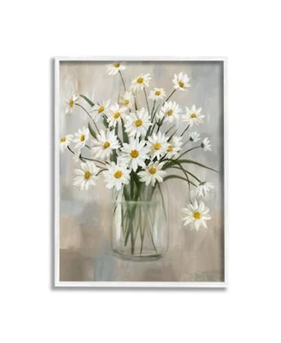 Stupell Industries Daisy Bloom Abstract Flowers Art Collection