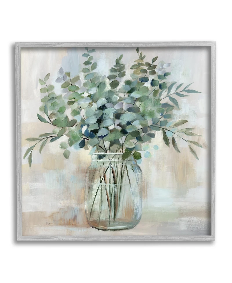 Stupell Industries Soothing Eucalyptus Botanical Arrangement Framed Giclee Art