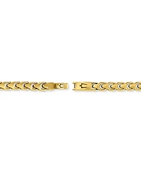 Bulova Men's Link Bracelet Gold-Plated Stainless Steel