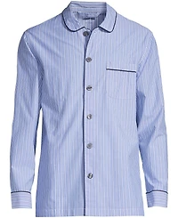 Lands' End Big & Tall Poplin Pajama Shirt