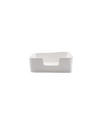 Vietri Melamine Lastra White Dinner Napkin Holder