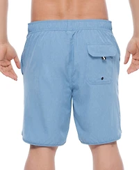 Rokka&Rolla Men's 9" Stretch Mesh Lined Swim Trunks, up to 2XL